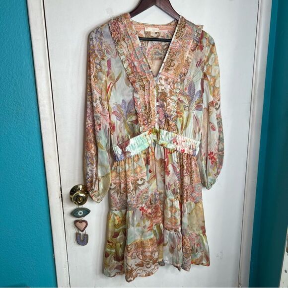 Guess Floral Midi Dress - Multicolor - Picture 3 of 13